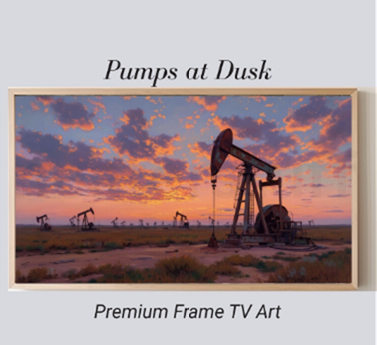 Pumps at Dusk